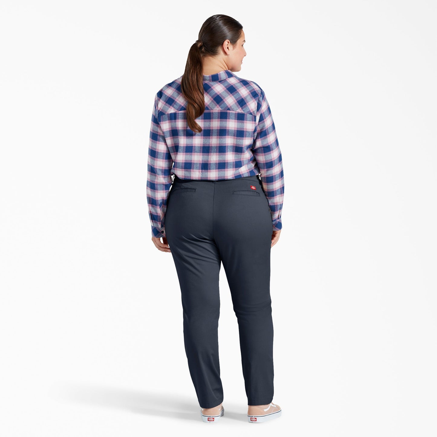 Dickies Women's Plus Low Rise Skinny Leg Pants