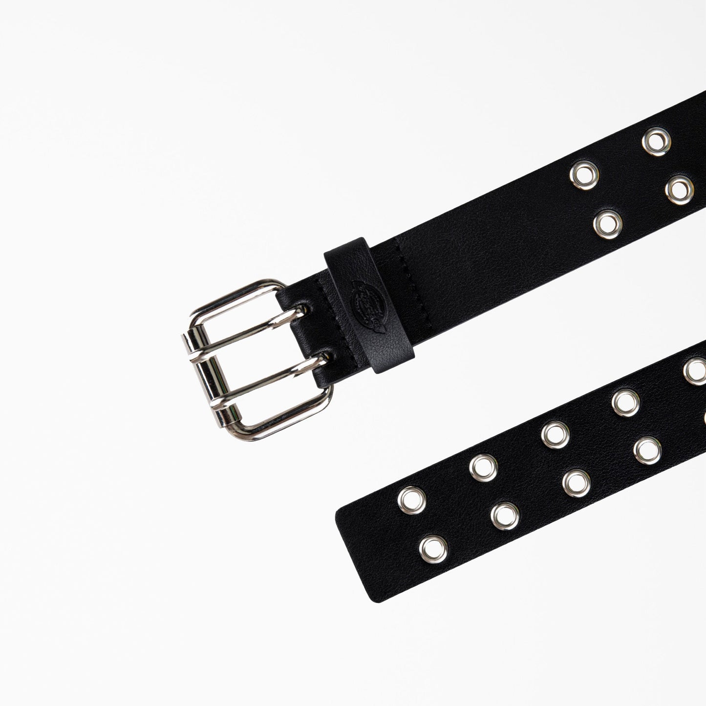 Dickies Women's Leather Double Grommet Belt