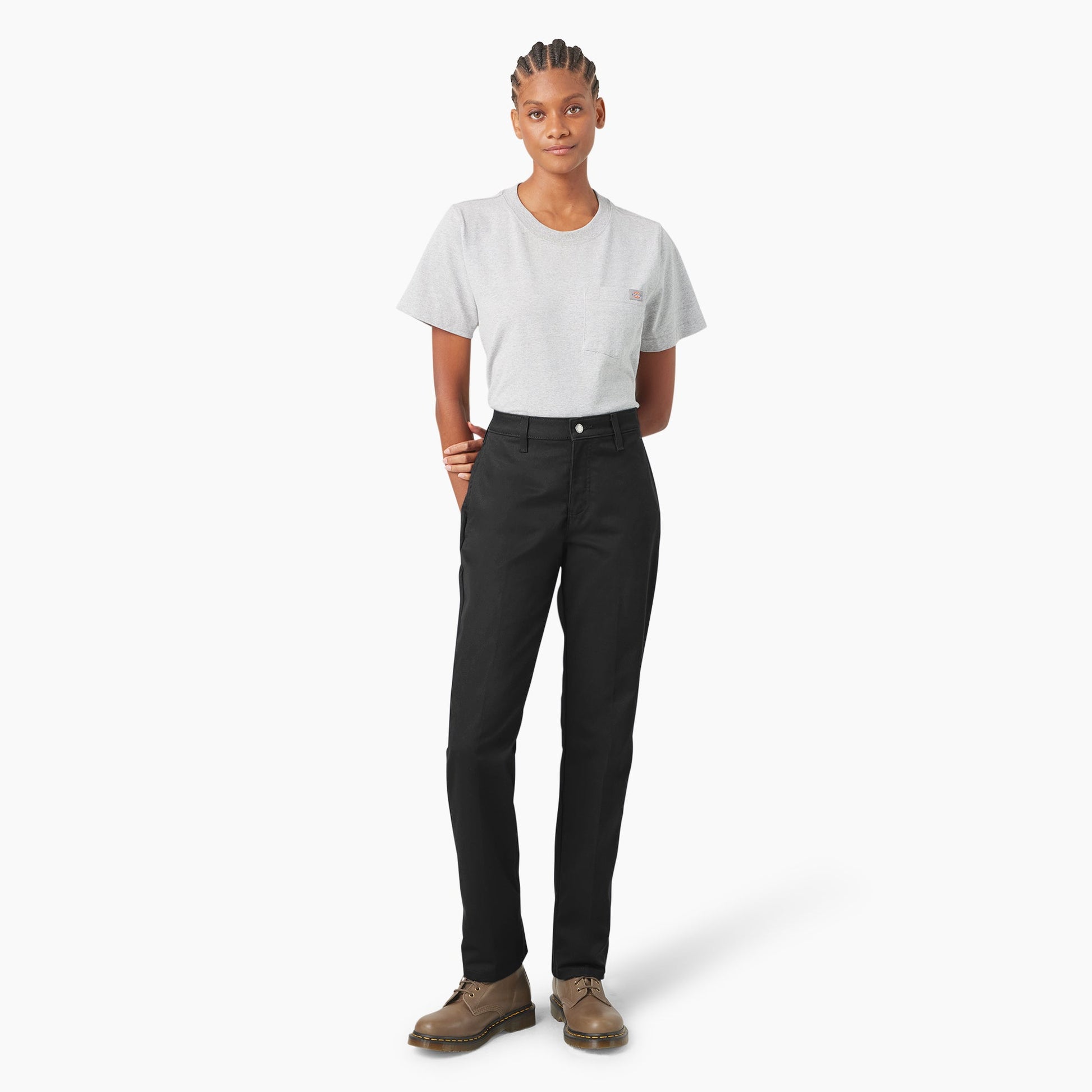 Dickies Women's Super Flex Straight Leg Work Pants
