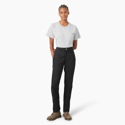 Dickies Women's Super Flex Straight Leg Work Pants