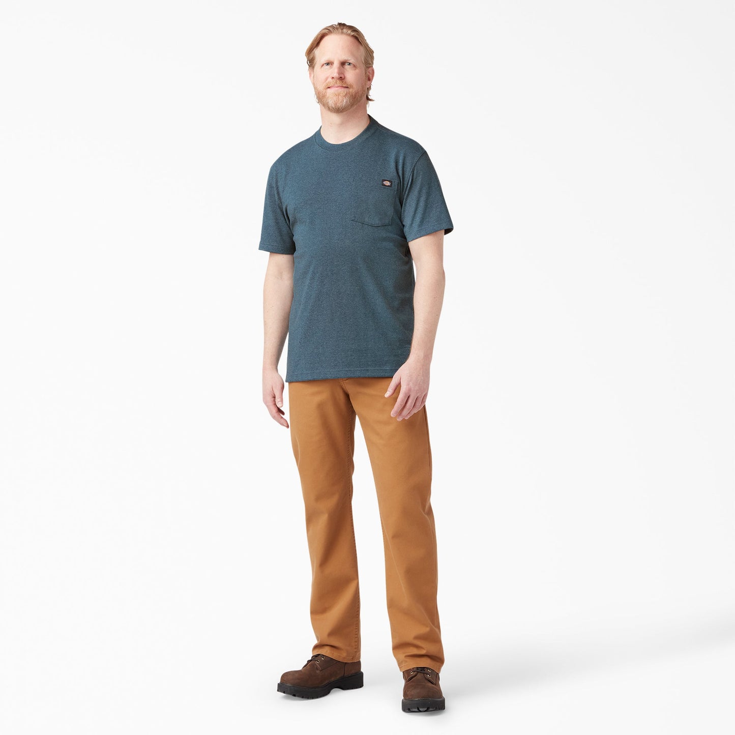 Dickies Heavyweight Heathered Short Sleeve Pocket T-Shirt