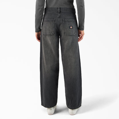 Dickies Women's Loose Fit Double Knee Jeans