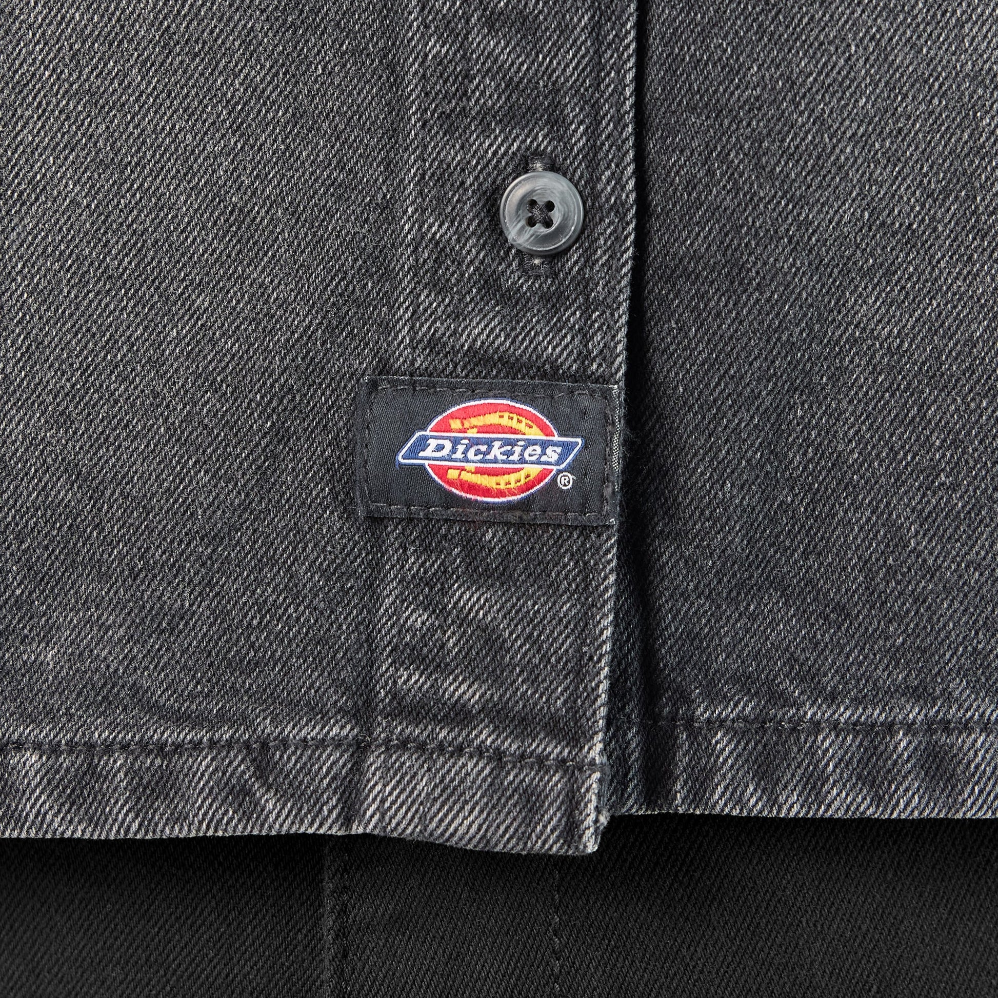 Dickies Women's Cropped Denim Work Shirt