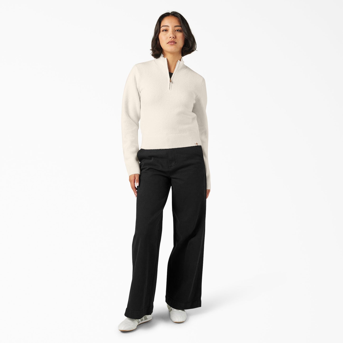 Dickies Women's Ruston Quarter Zip Sweater