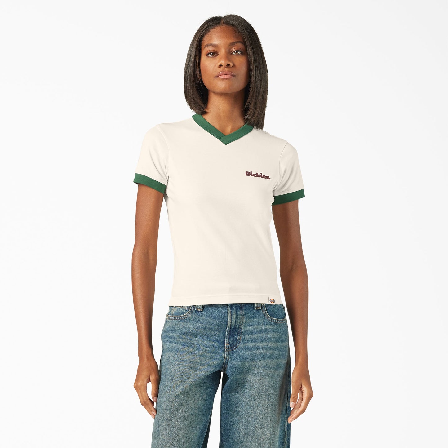 Dickies Women's Slayden Ringer Tee