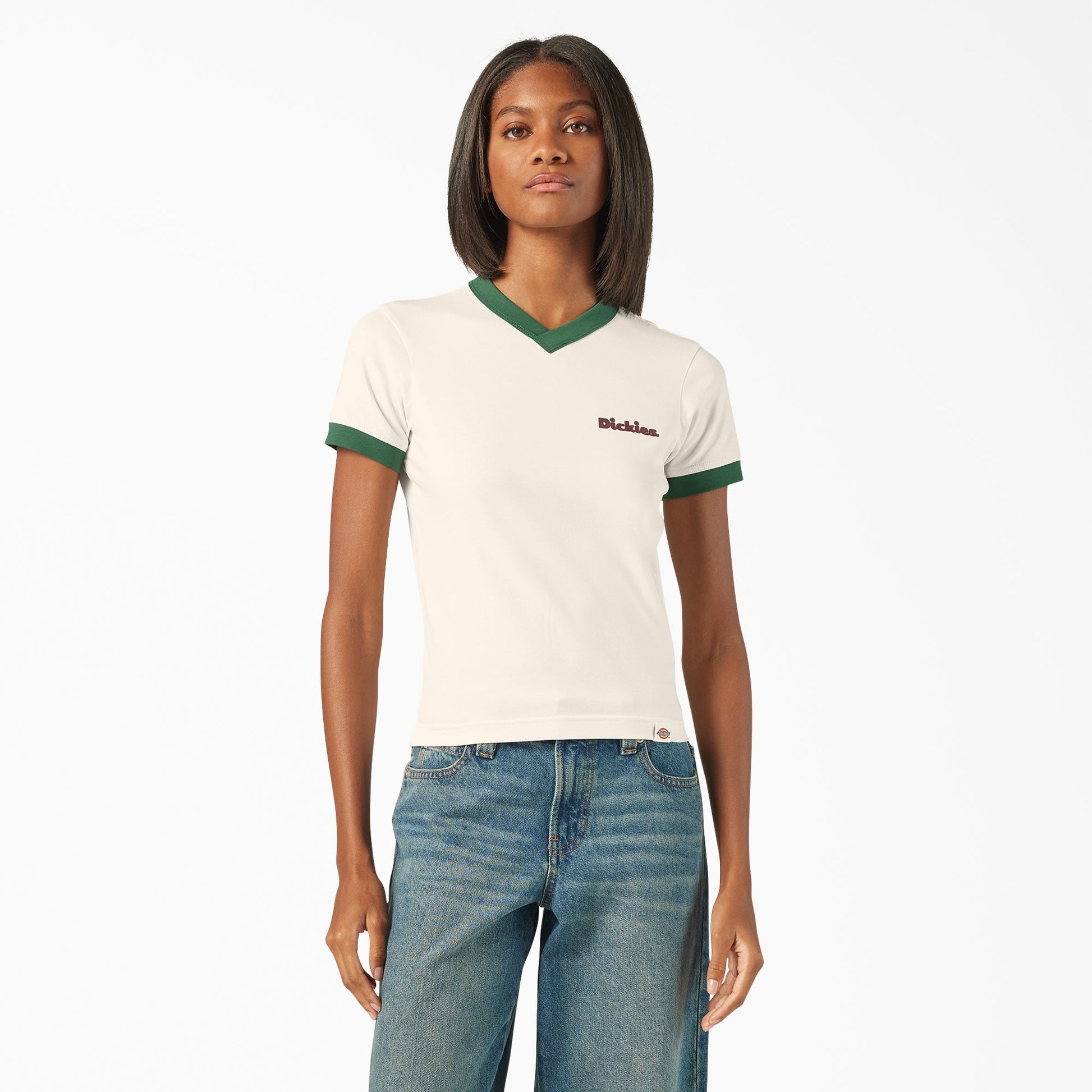 Dickies Women's Slayden Ringer Tee