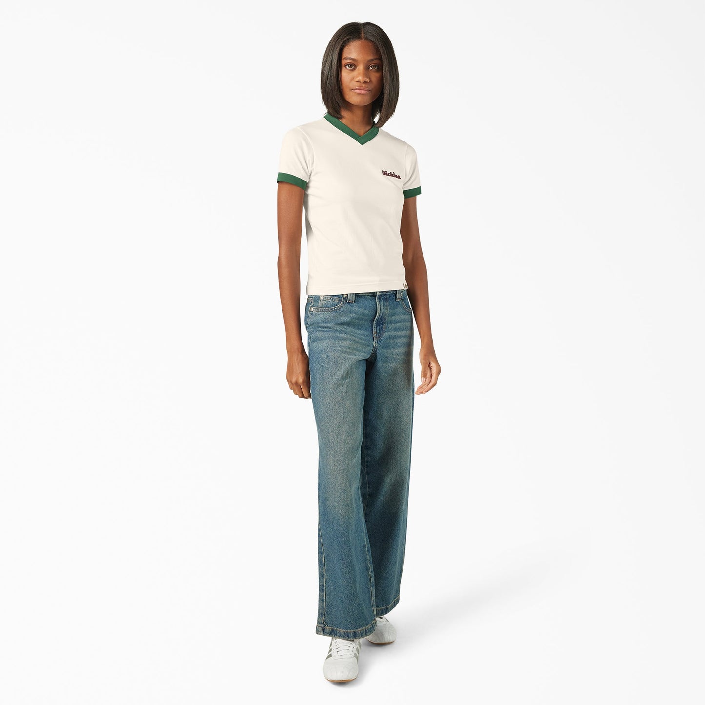 Dickies Women's Slayden Ringer Tee