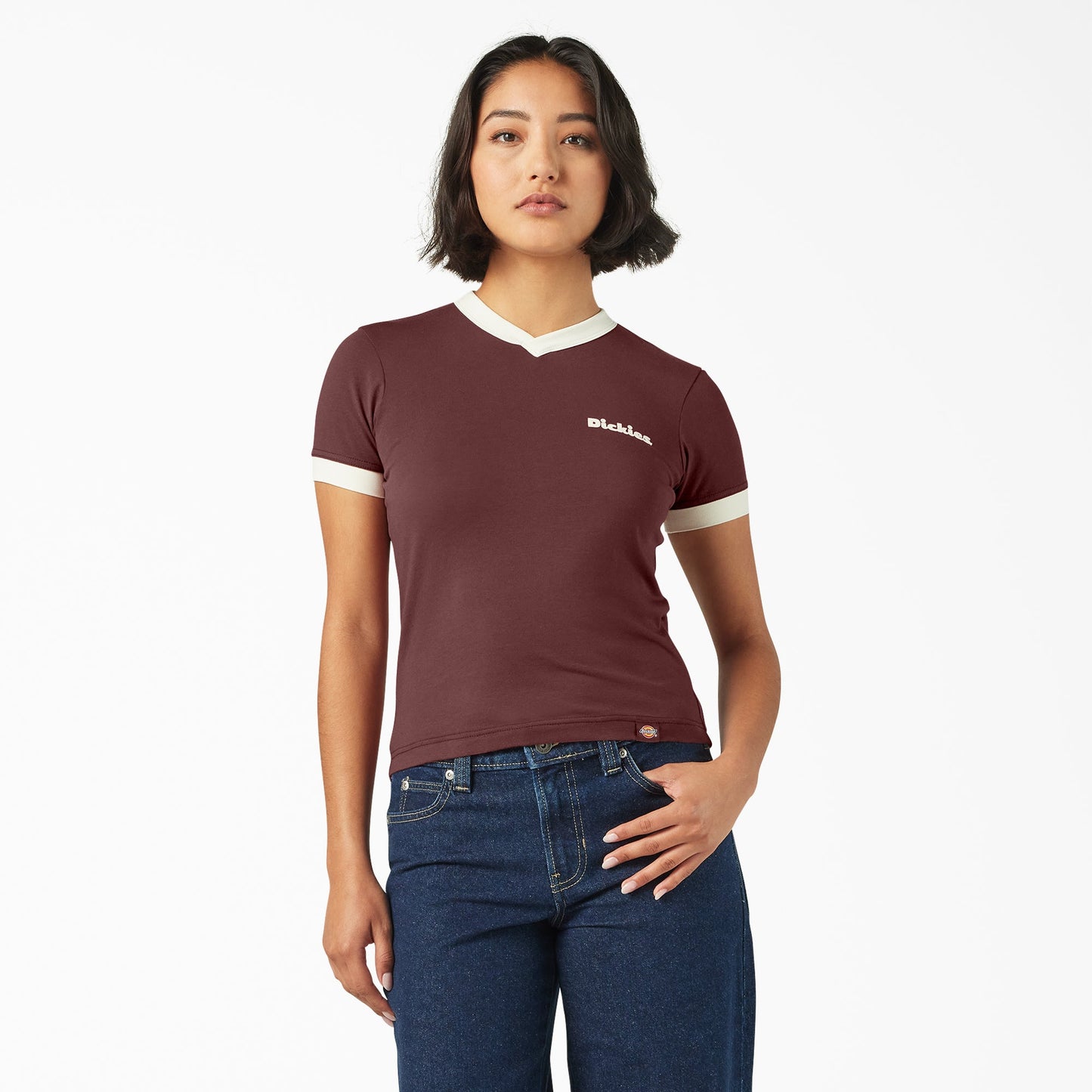 Dickies Women's Slayden Ringer Tee