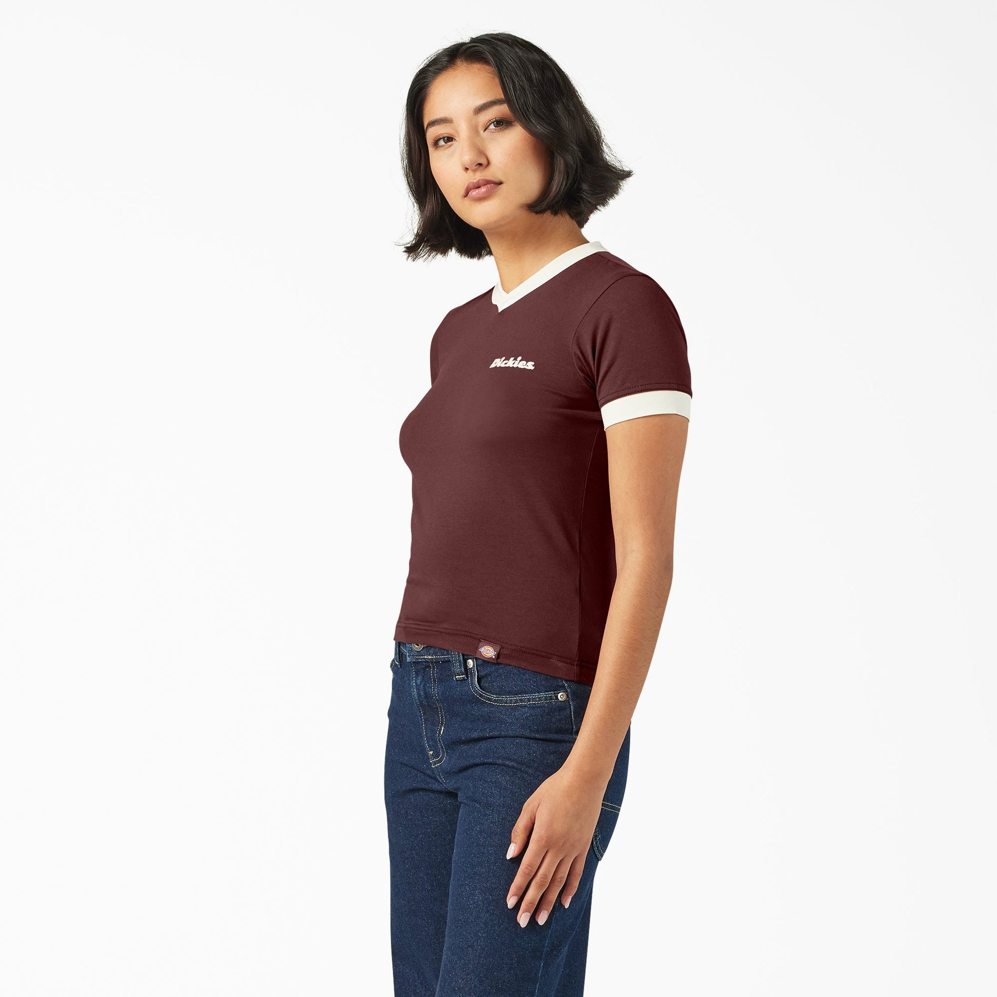 Dickies Women's Slayden Ringer Tee