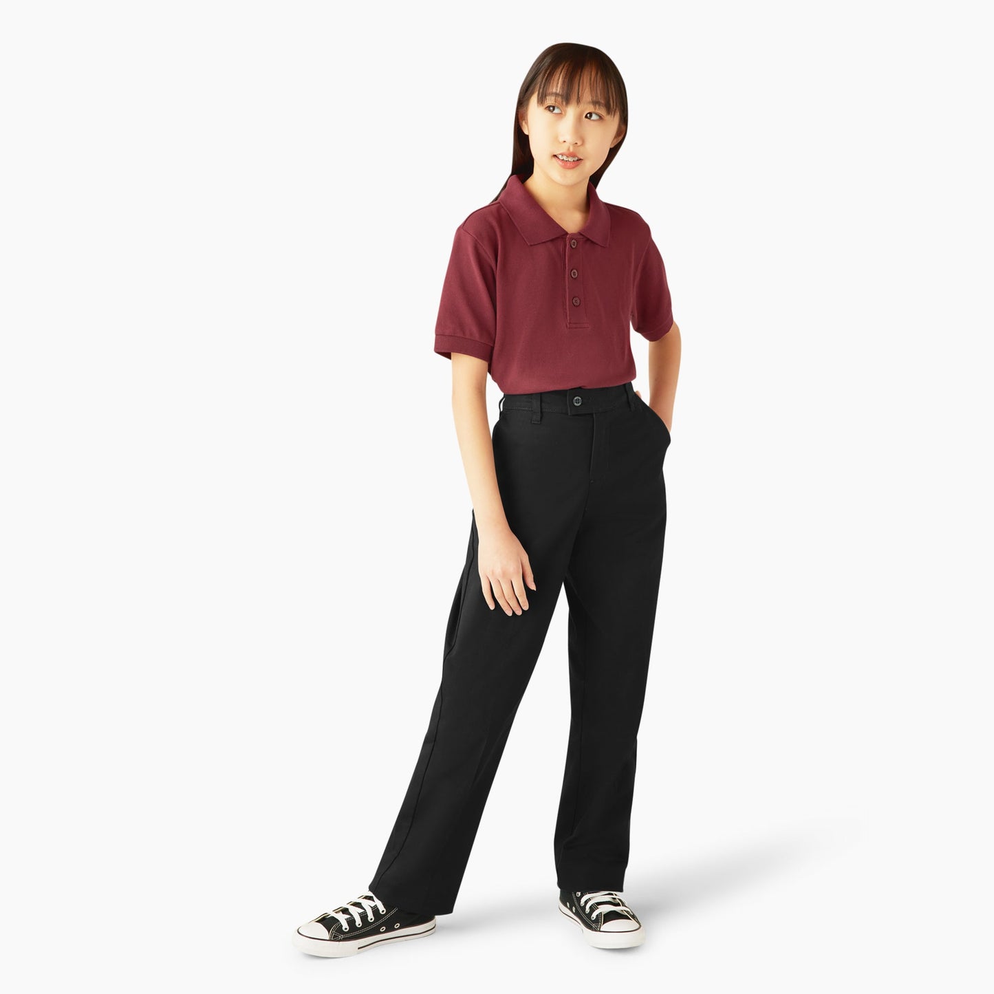 Dickies Girls' Slim Fit Pants, 4-20