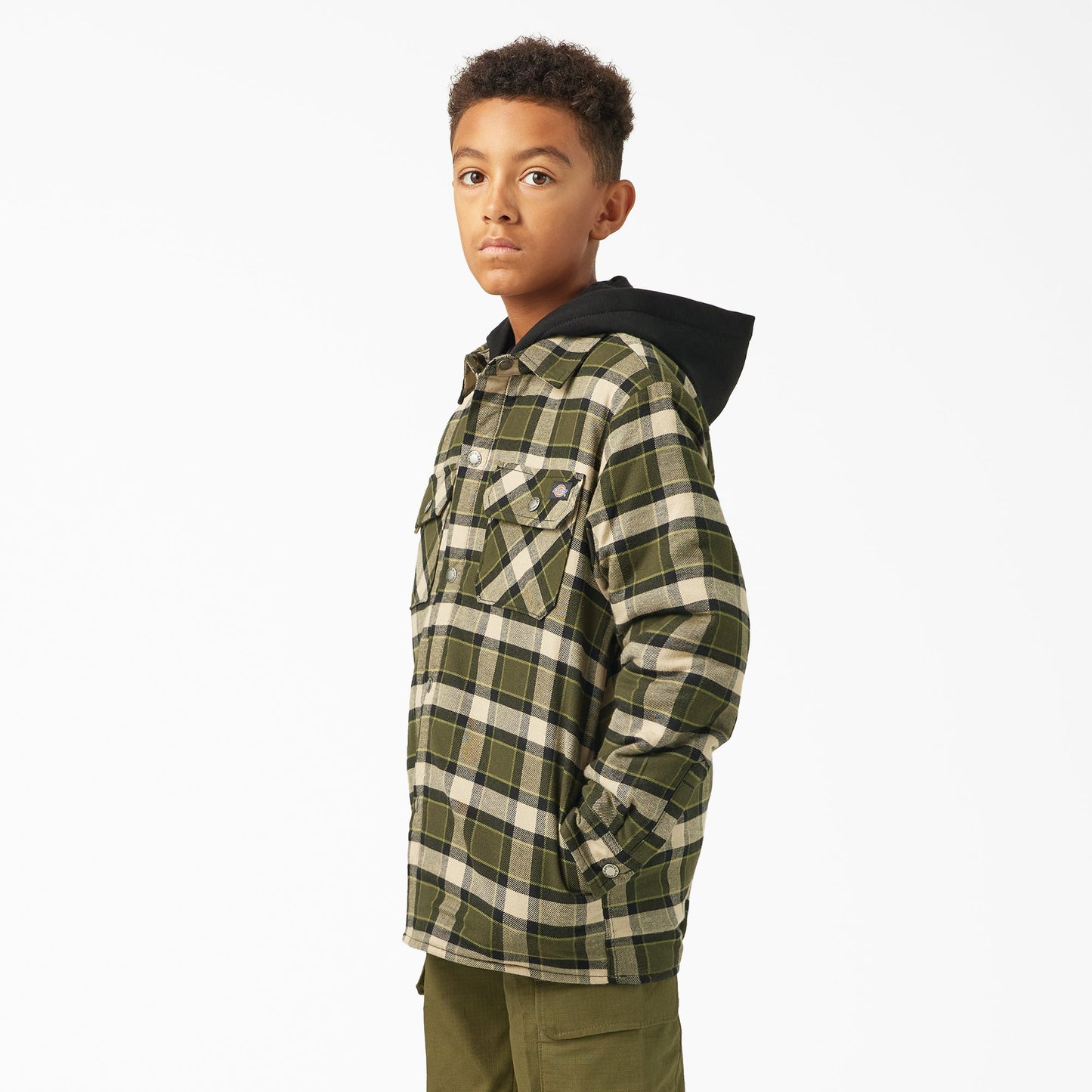 Dickies Boys' Flannel Shirt Jacket