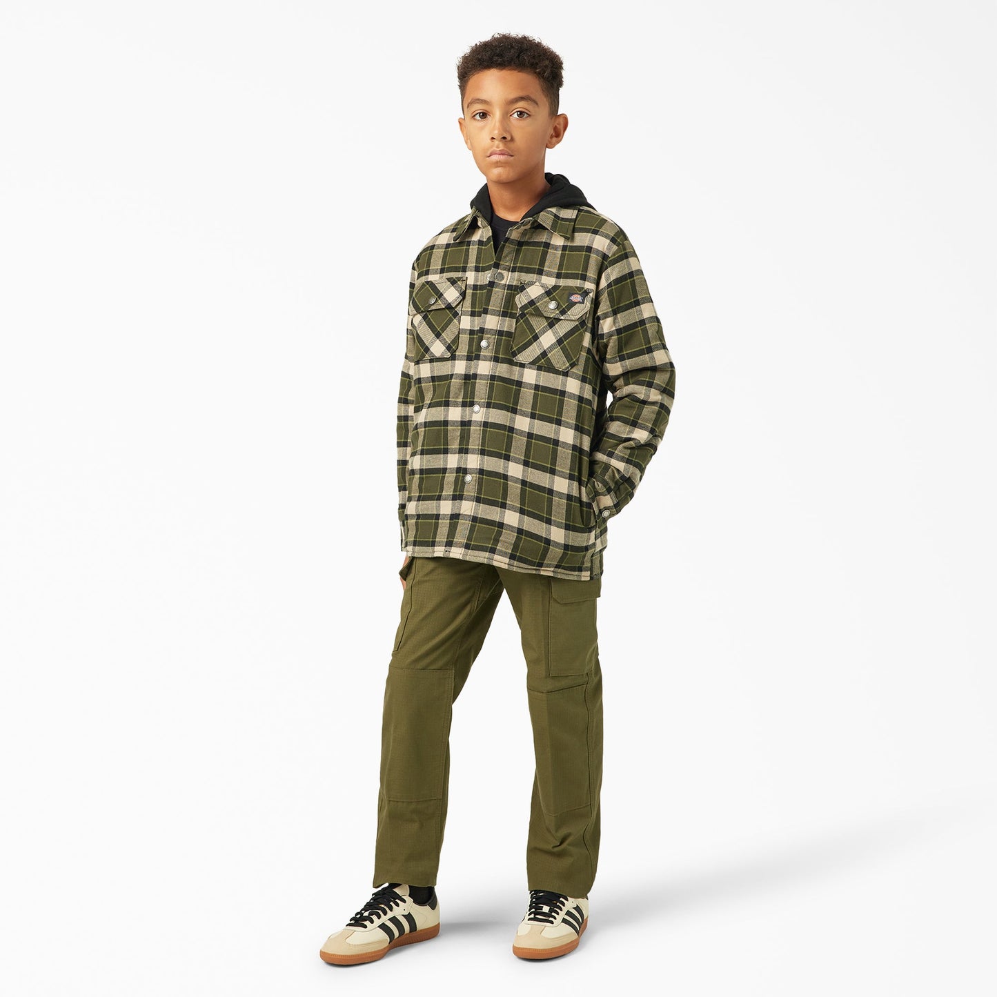 Dickies Boys' Flannel Shirt Jacket