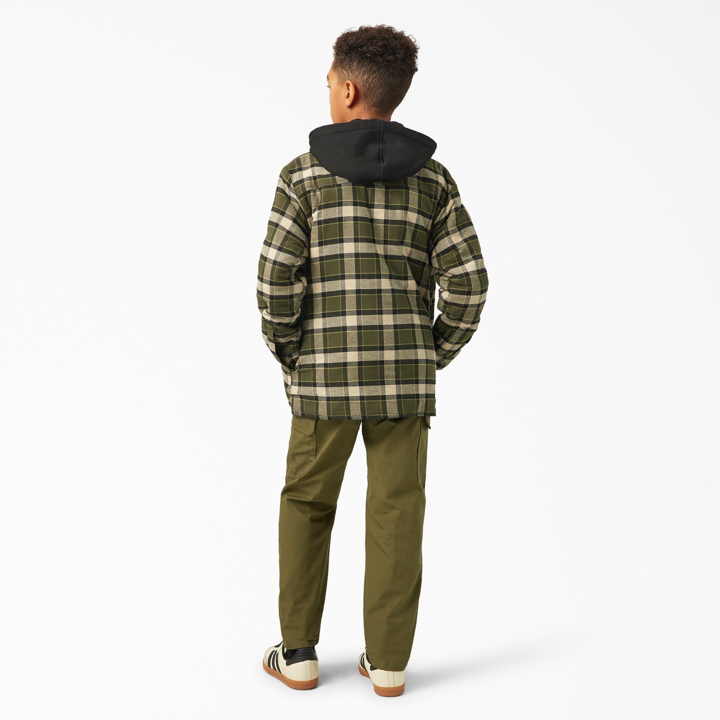 Dickies Boys' Flannel Shirt Jacket