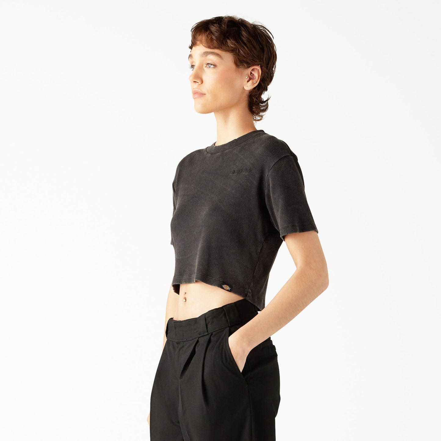 Dickies Women's Plentywood Cropped T-Shirt