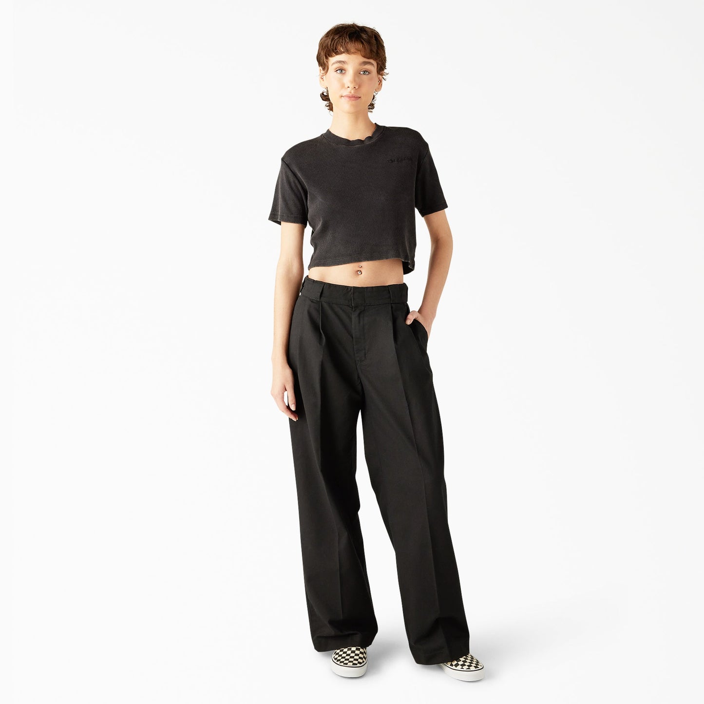 Dickies Women's Plentywood Cropped T-Shirt