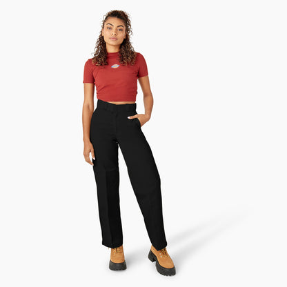 Dickies Women's Loose Fit Double Knee Work Pants