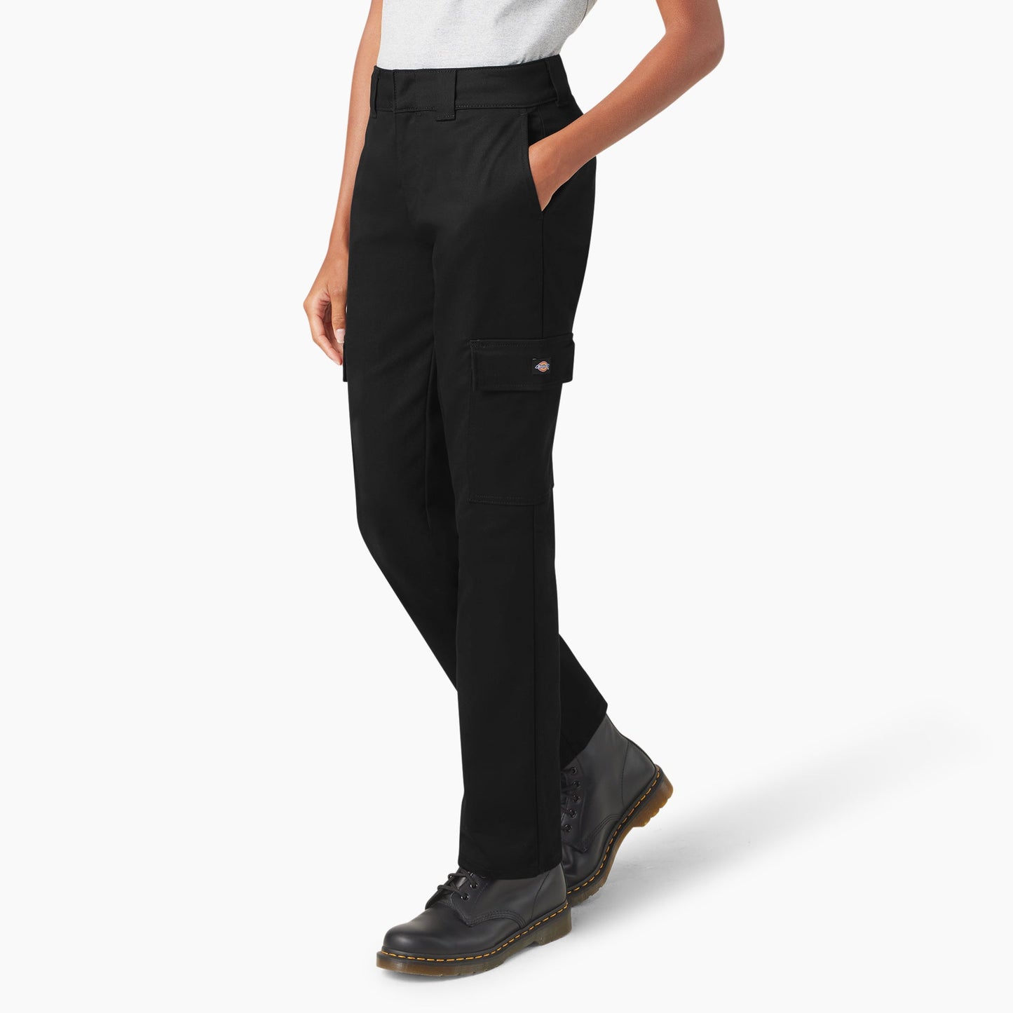 Dickies Women's Super Flex Straight Leg Cargo Pants