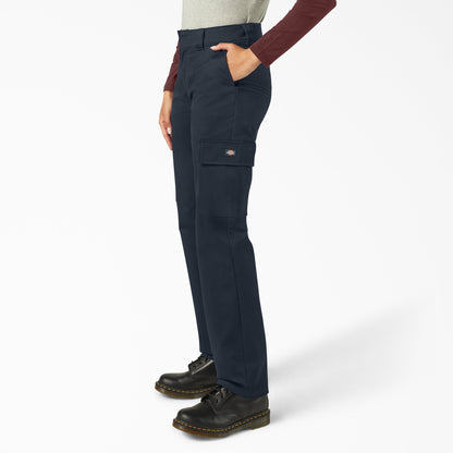 Dickies Women's Super Flex Straight Leg Cargo Pants