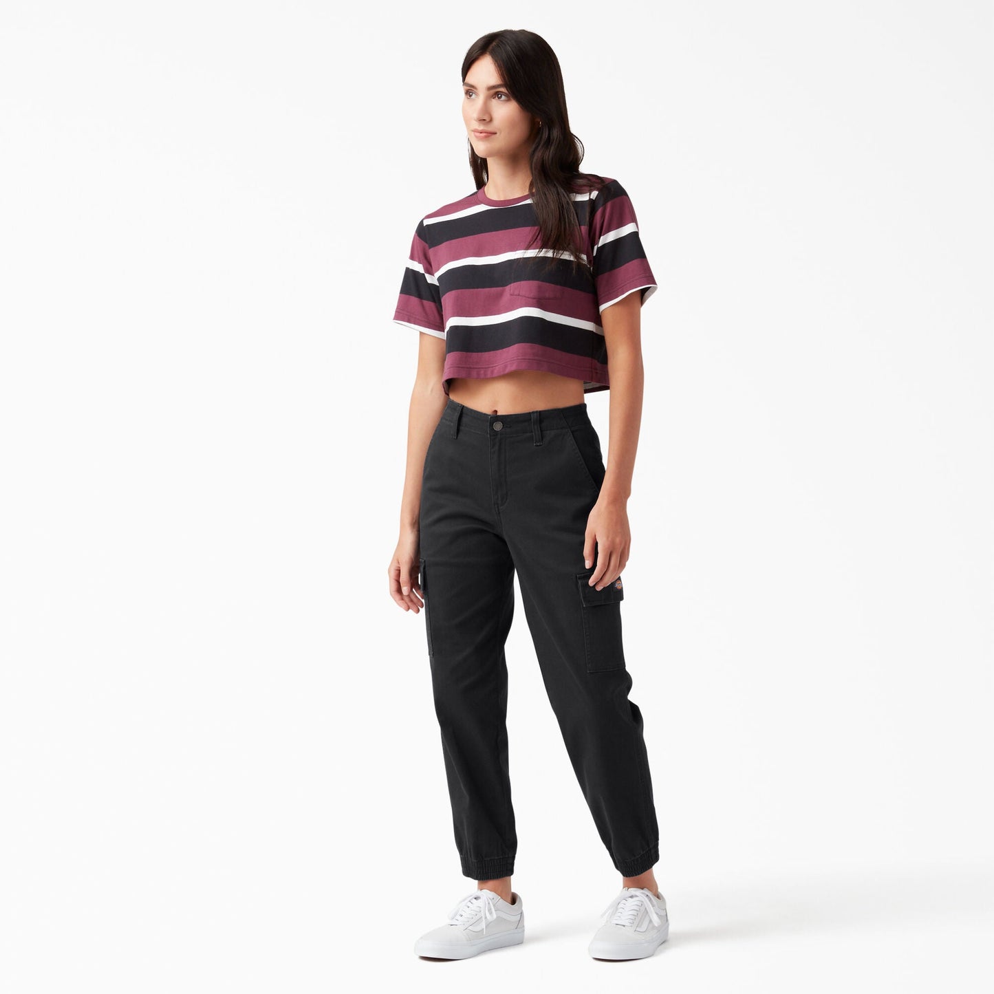 Dickies Women's High Rise Fit Cargo Jogger Pants