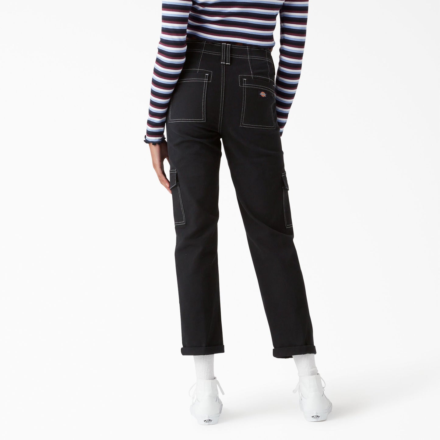 Dickies Women's Skinny Fit Cuffed Cargo Pants