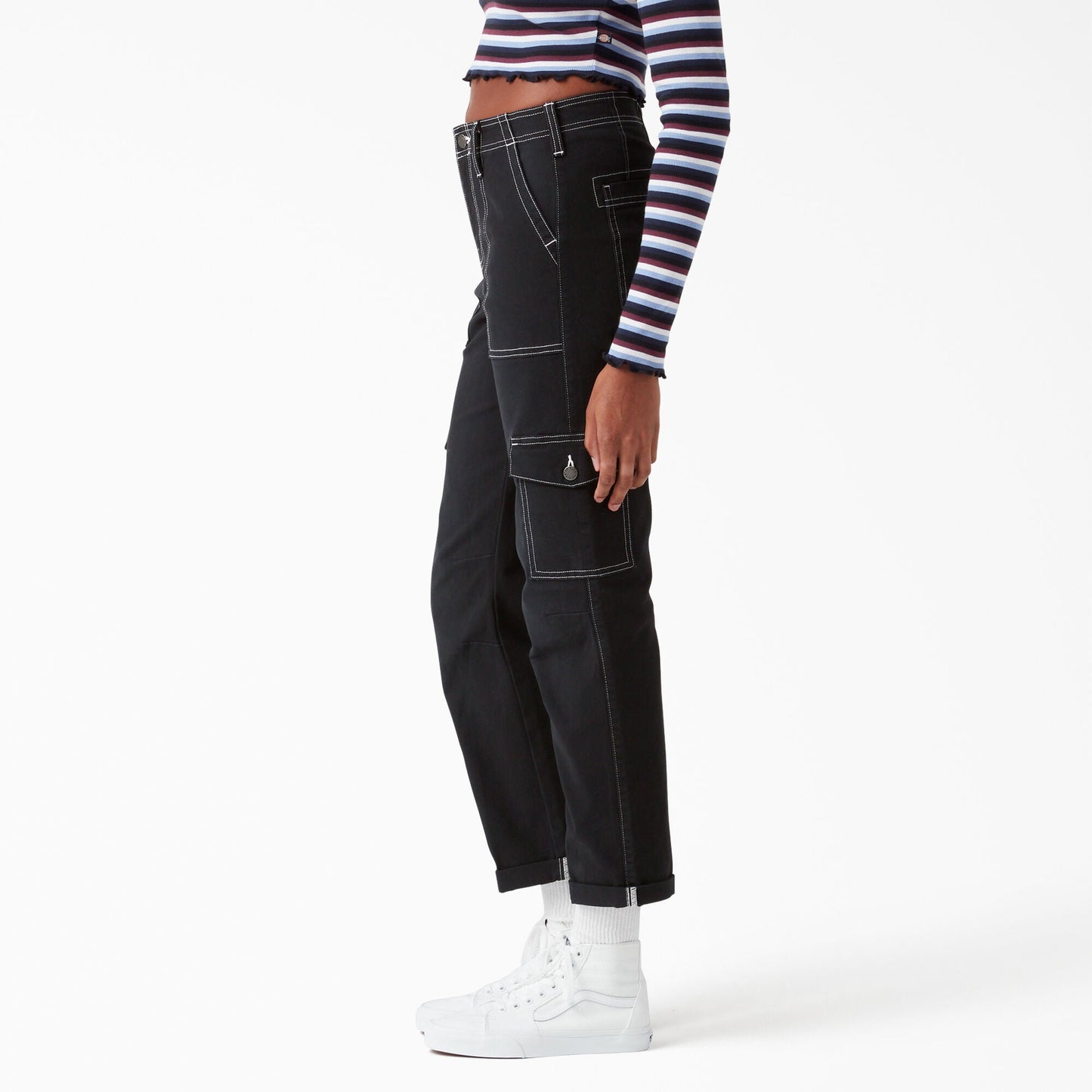 Dickies Women's Skinny Fit Cuffed Cargo Pants