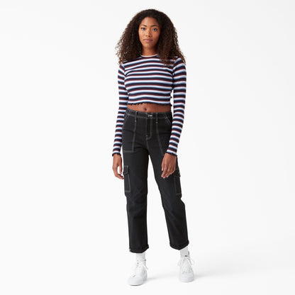Dickies Women's Skinny Fit Cuffed Cargo Pants