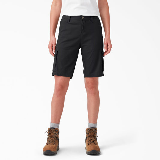 Dickies Women's Ripstop Cargo Shorts, 9"