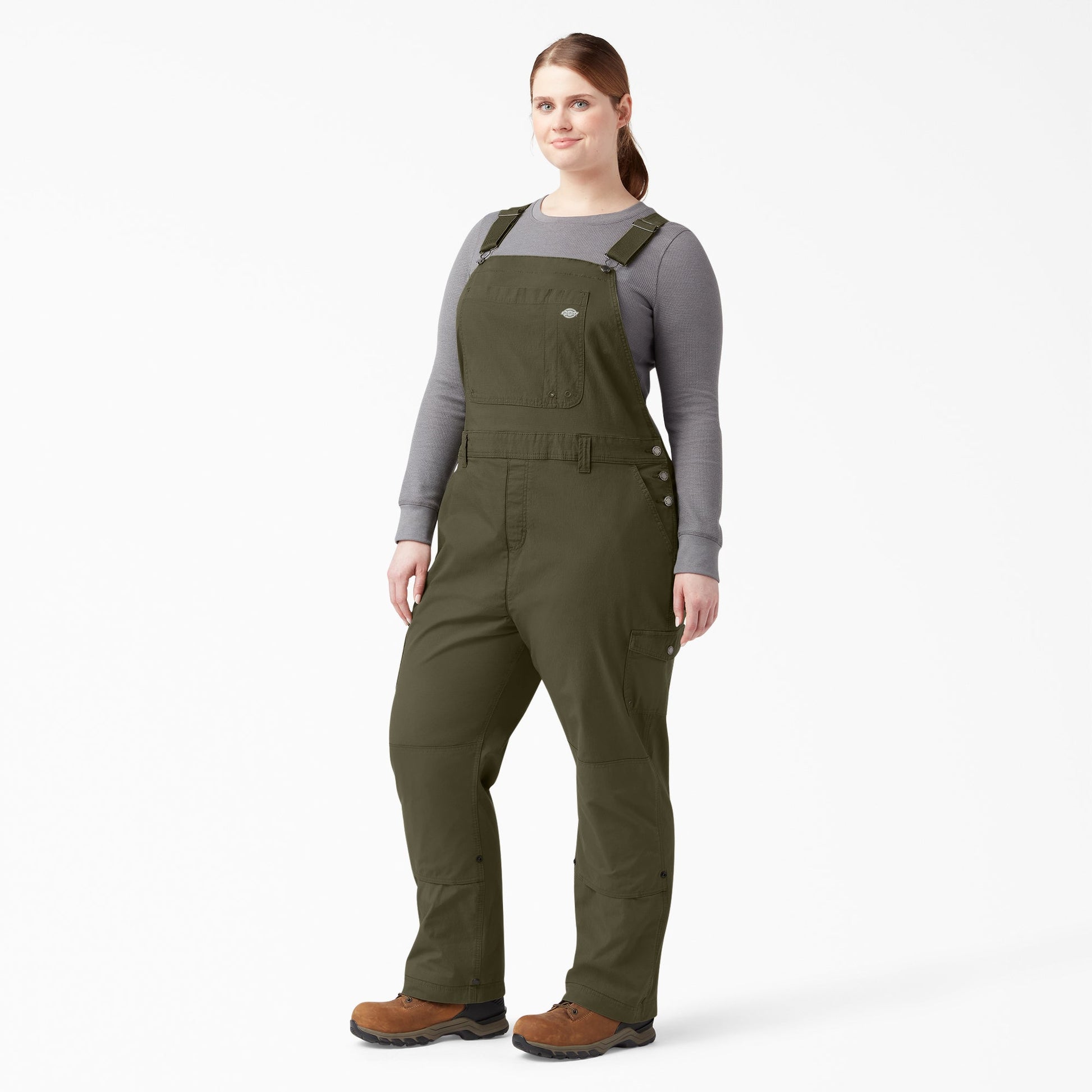 Dickies Women's Plus Cooling Ripstop Bib Overalls
