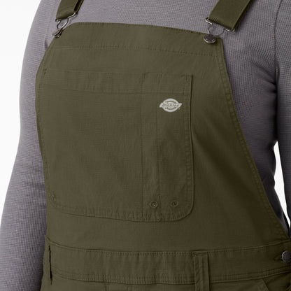 Dickies Women's Plus Cooling Ripstop Bib Overalls