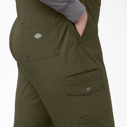 Dickies Women's Plus Cooling Ripstop Bib Overalls