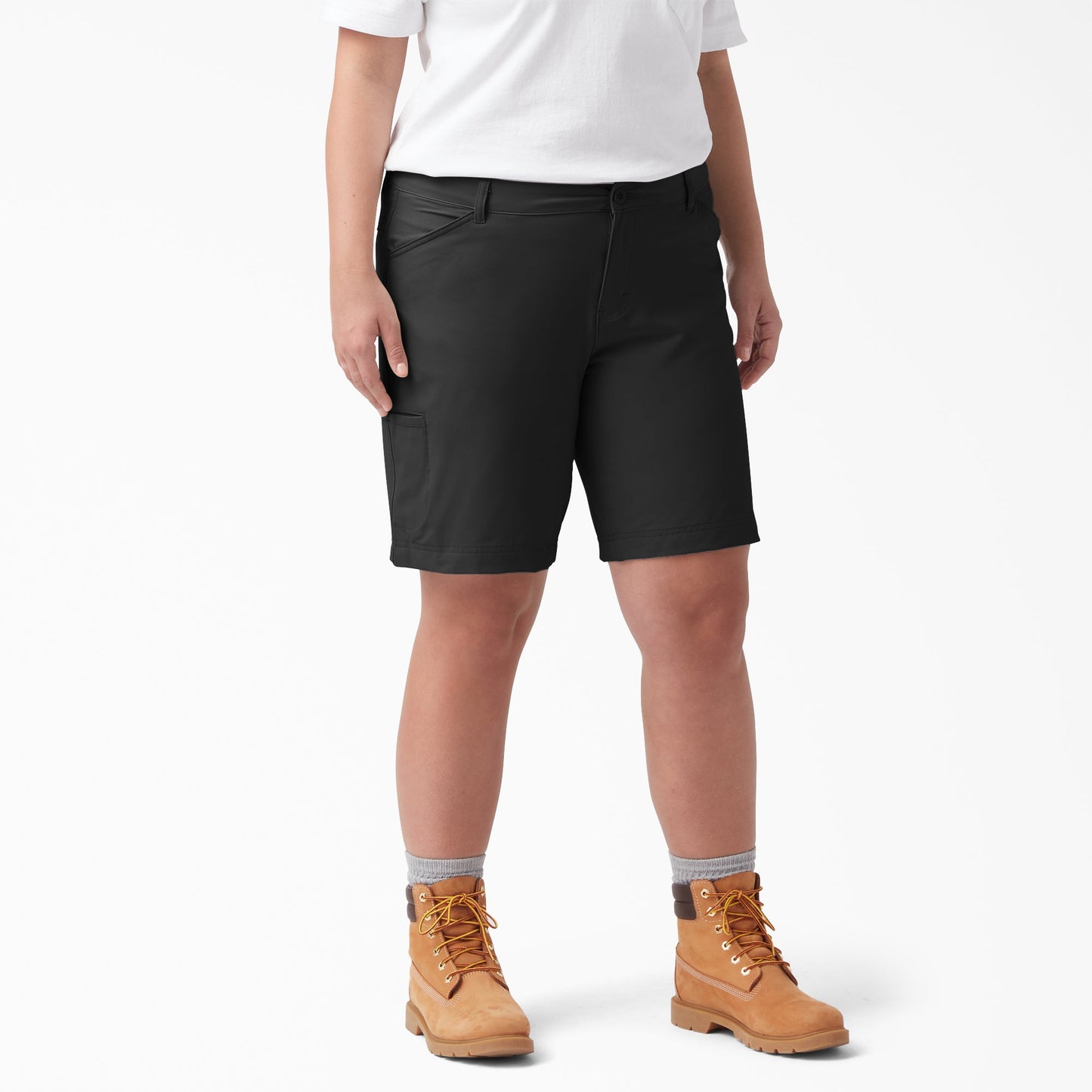Dickies Women's Plus Cooling Relaxed Fit Shorts, 9"