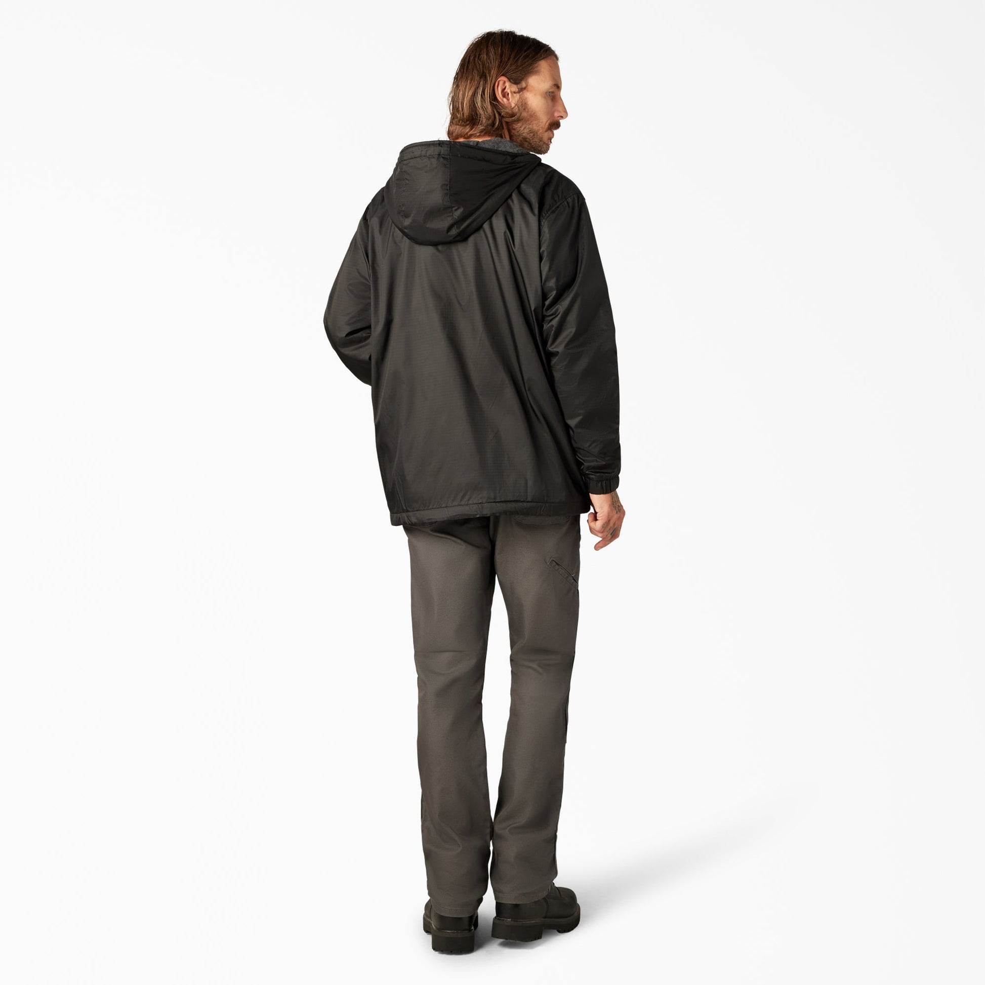 Dickies Fleece Lined Nylon Hooded Jacket