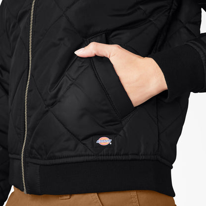 Dickies Women's Quilted Bomber Jacket