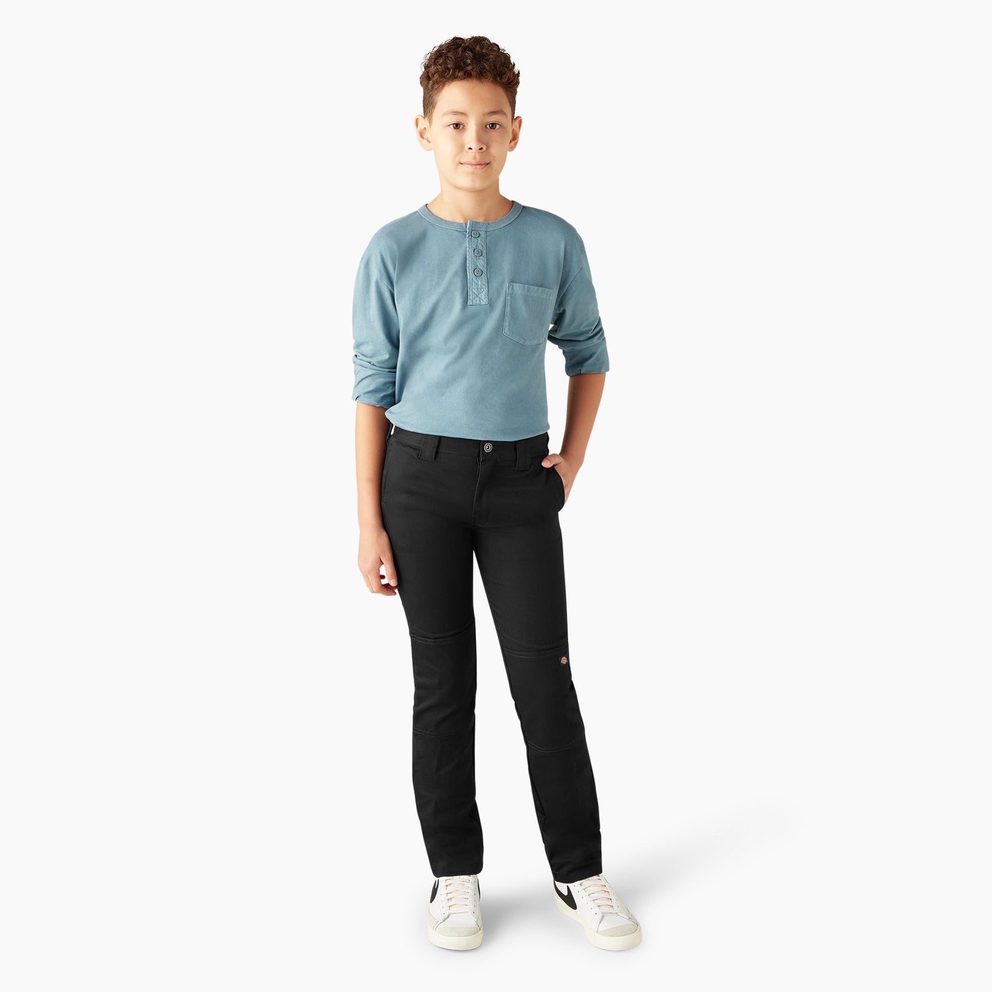 Dickies Boys' FLEX Skinny Fit Double Knee Pants, 4-20