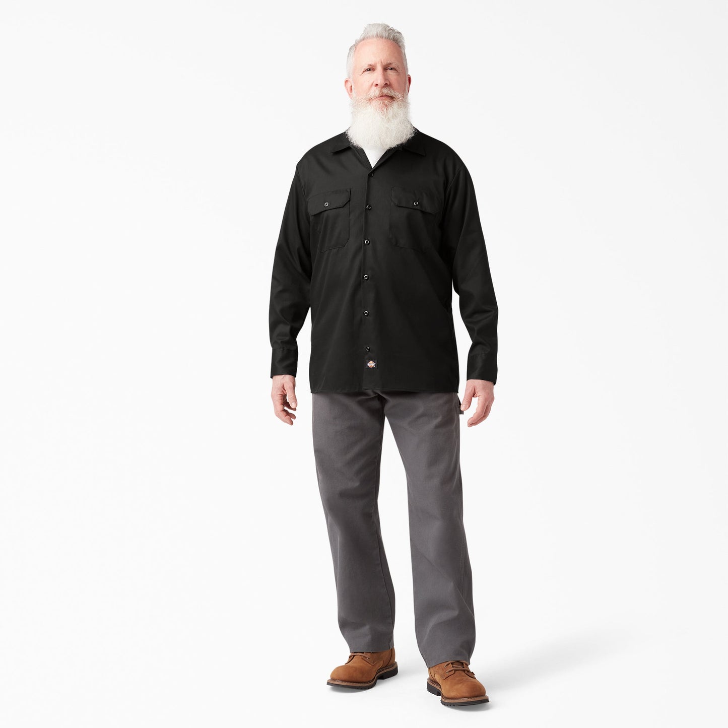 Dickies FLEX Relaxed Fit Long Sleeve Work Shirt