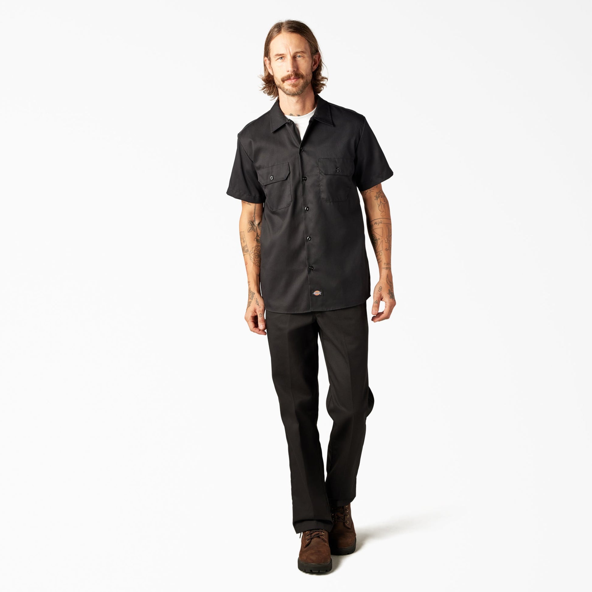 Dickies FLEX Slim Fit Short Sleeve Work Shirt