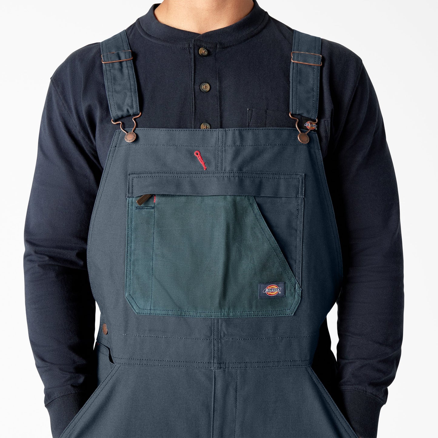 Dickies Waxed Canvas Double Front Bib Overalls