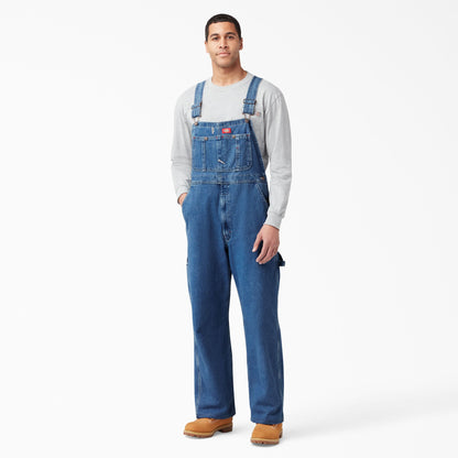 Dickies Stonewashed Indigo Bib Overalls