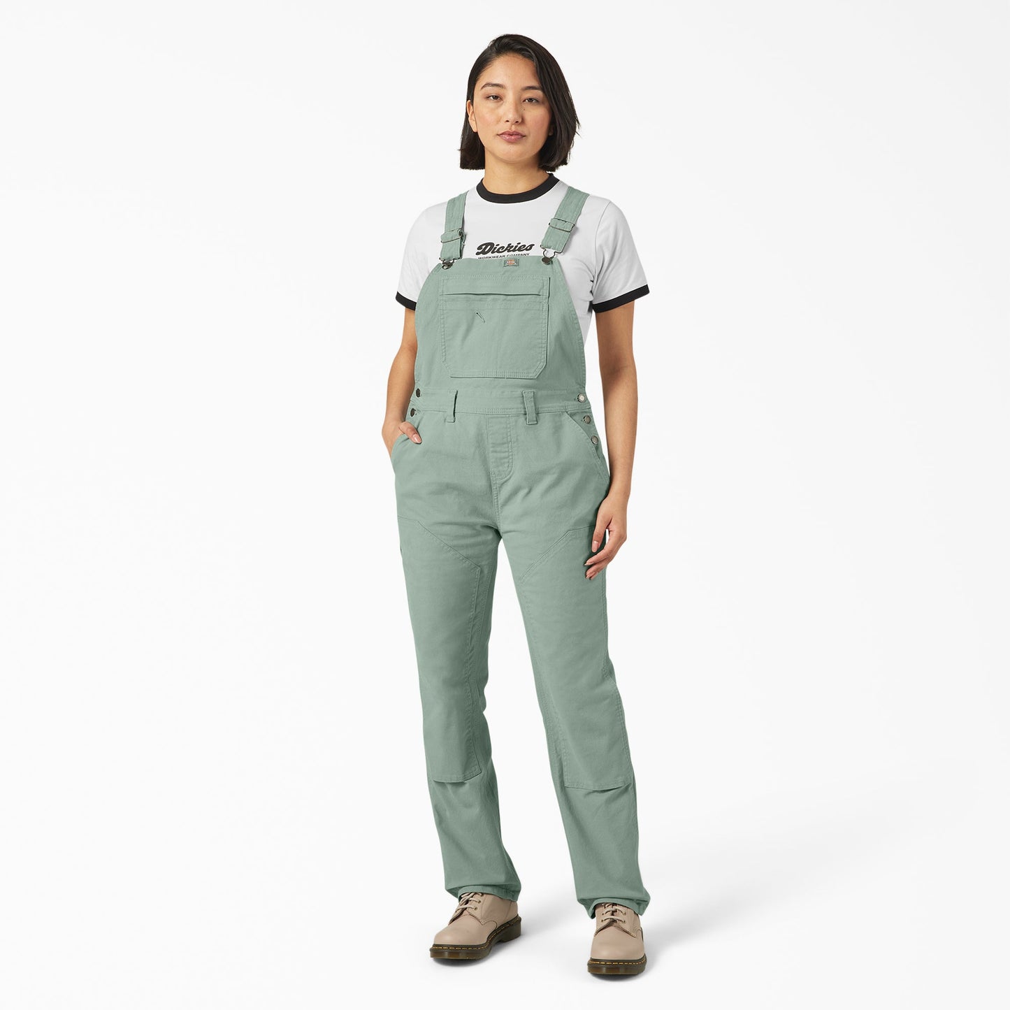 Dickies Women's Double Front Bib Overalls