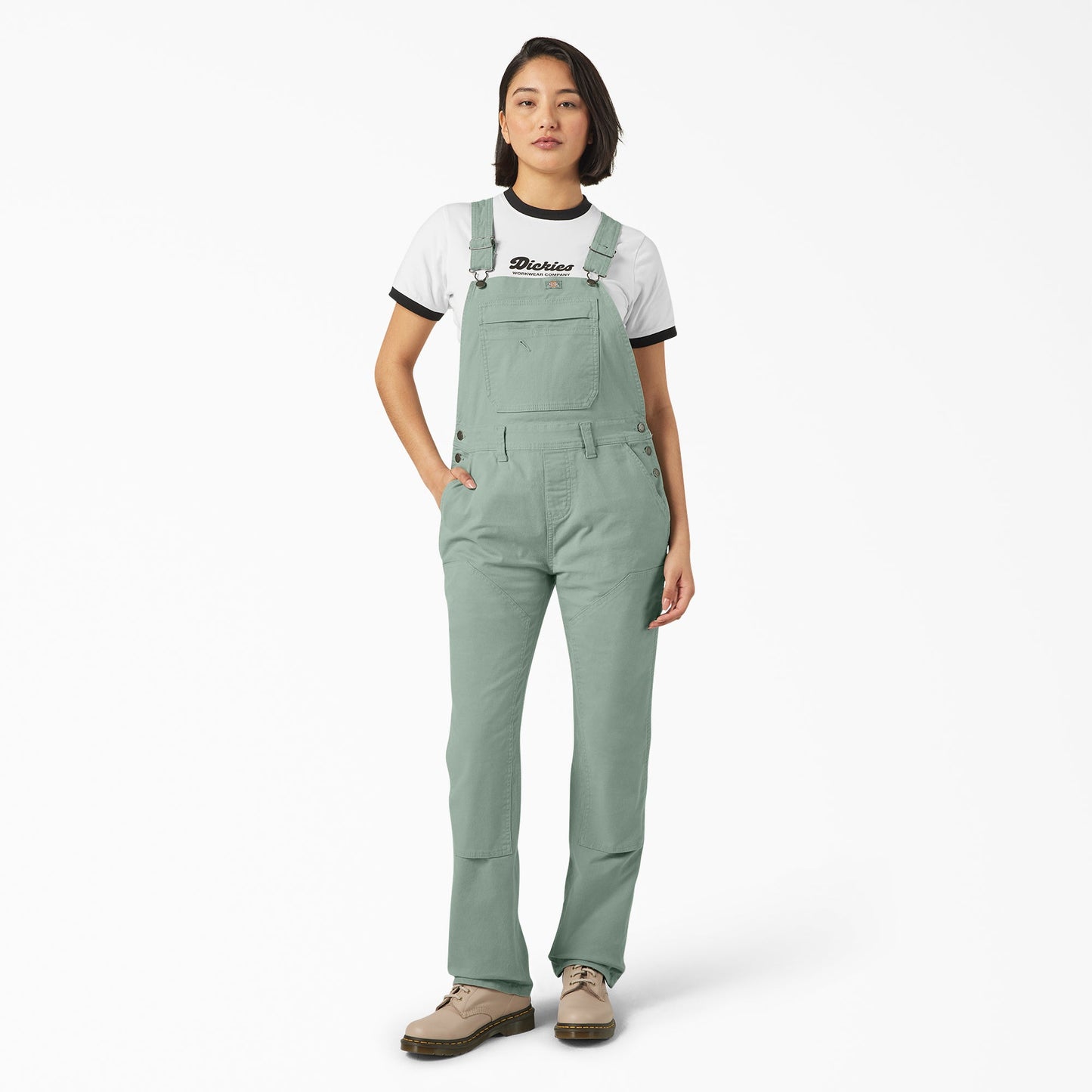 Dickies Women's Double Front Bib Overalls