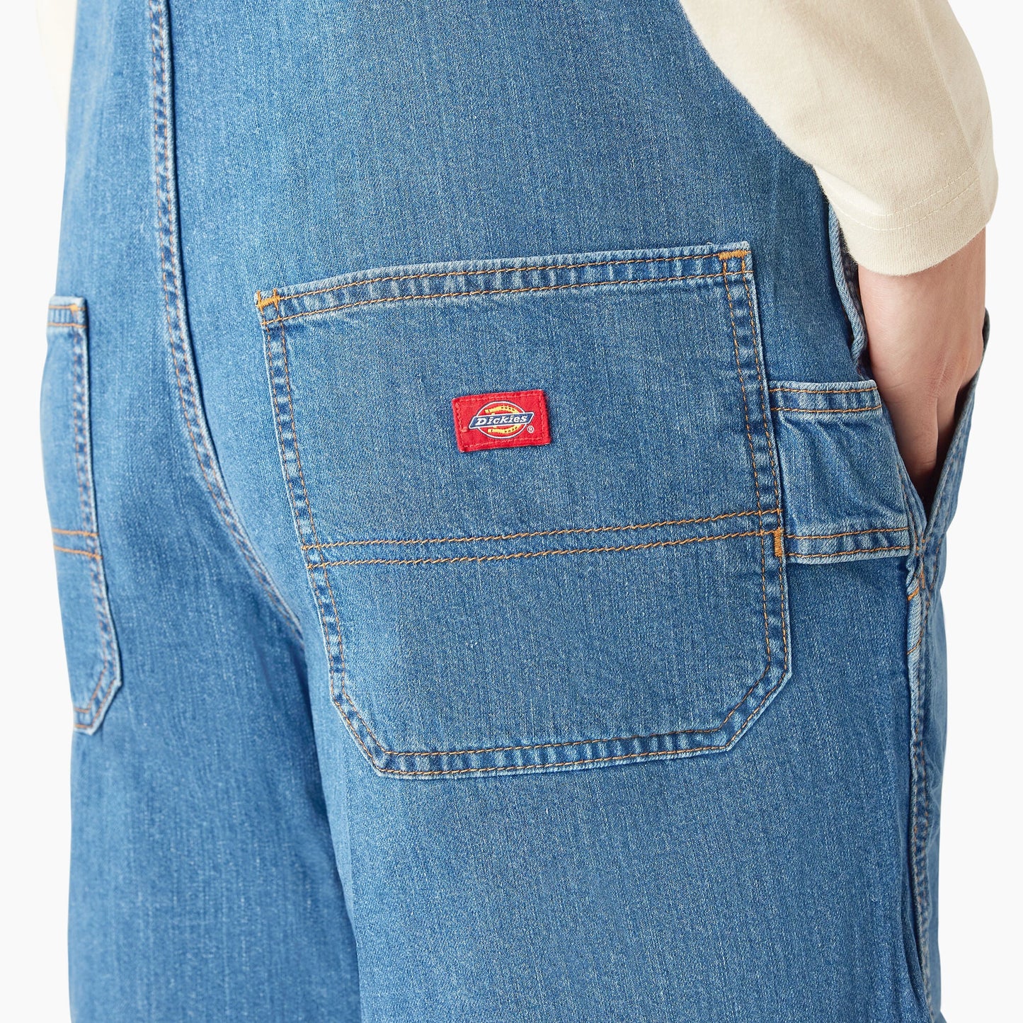 Dickies Women's Relaxed Fit Bib Shortalls, 7"