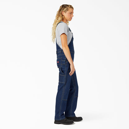 Dickies Women's Straight Fit Denim Double Front Bib Overalls
