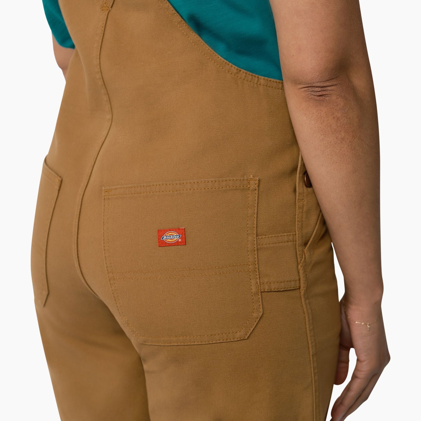 Dickies Women's Relaxed Fit Bib Shortalls, 7"