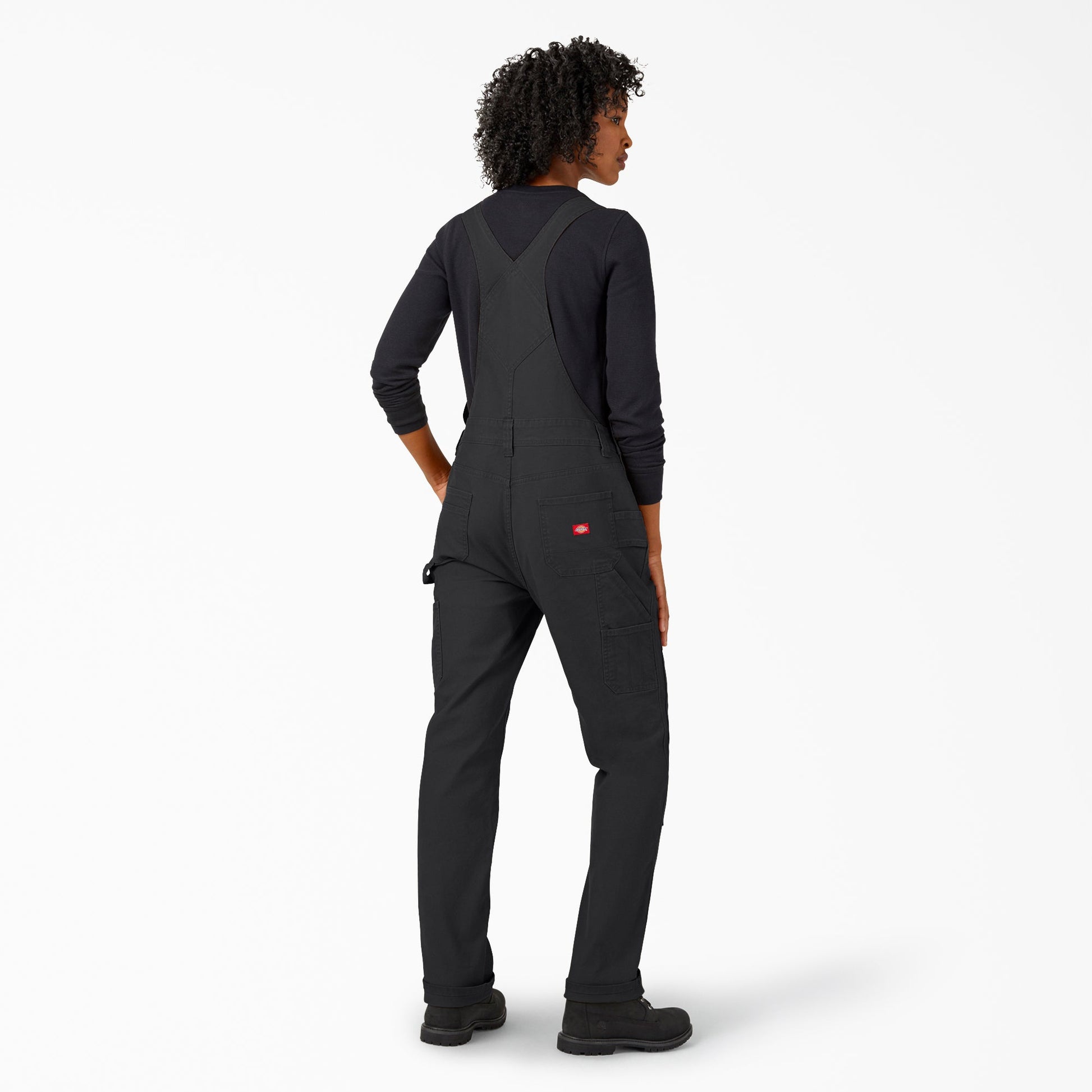 Dickies Women's Straight Fit Duck Double Front Bib Overalls