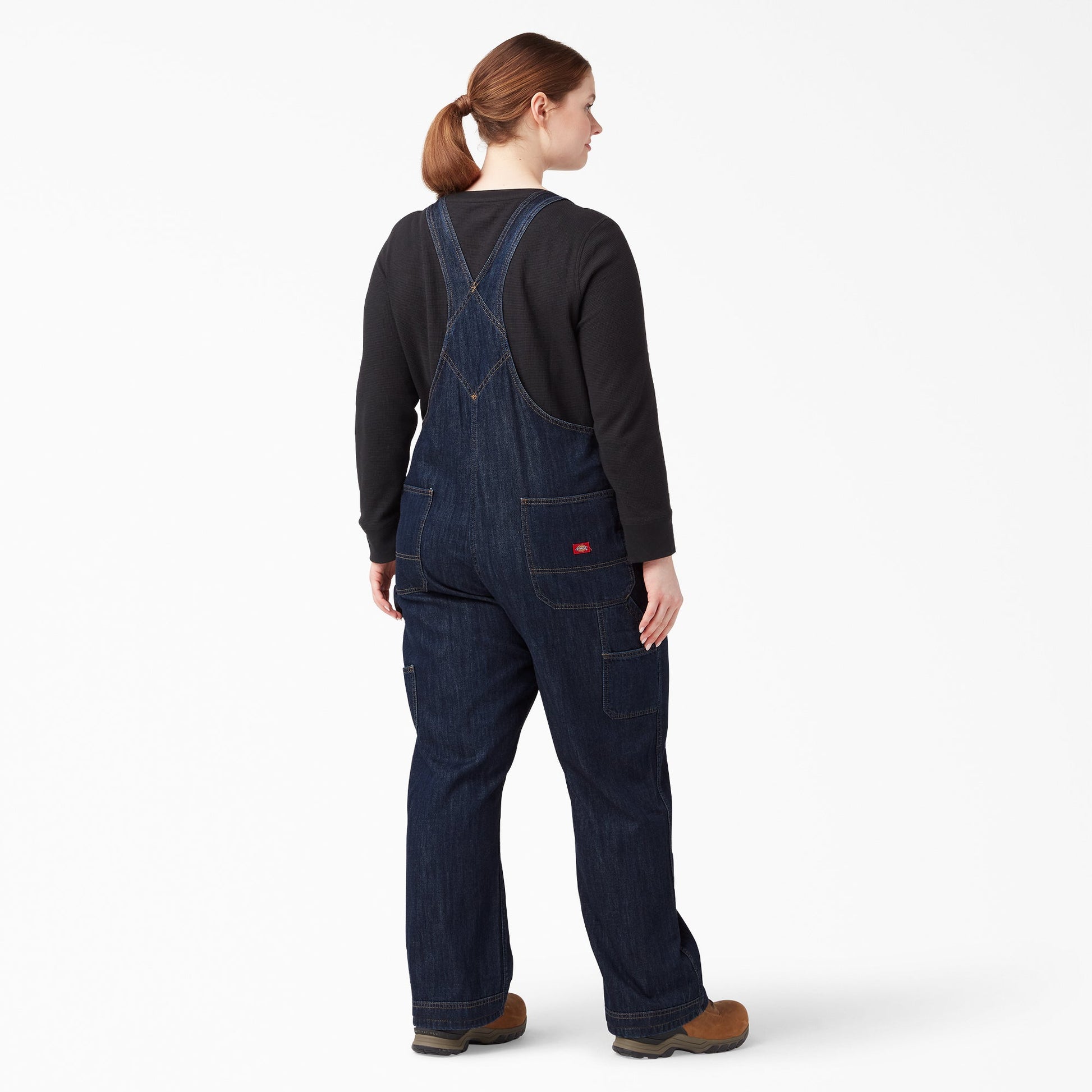 Dickies Women's Plus Relaxed Fit Bib Overalls