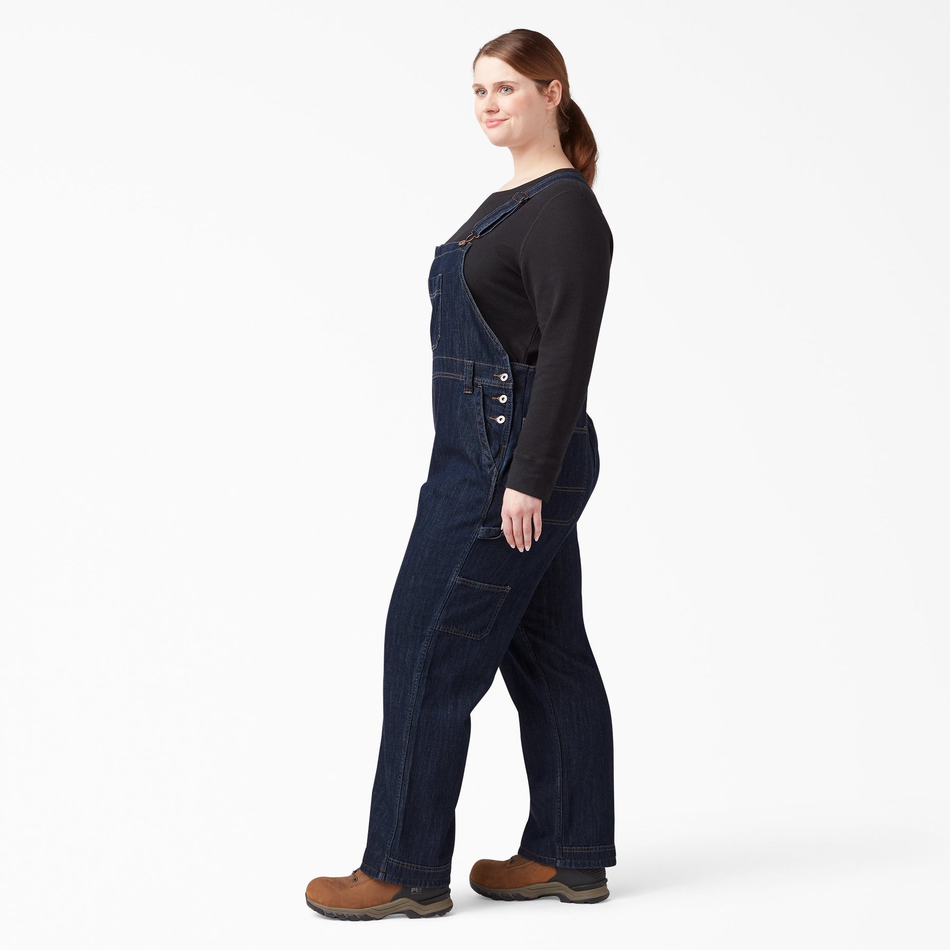 Dickies Women's Plus Relaxed Fit Bib Overalls