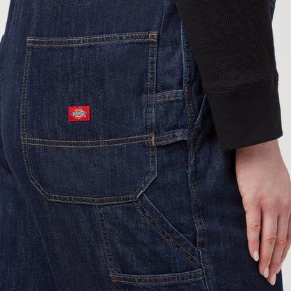 Dickies Women's Plus Relaxed Fit Bib Overalls