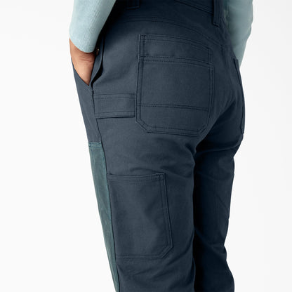 Dickies Women's Relaxed Fit Waxed Canvas Bib Overalls