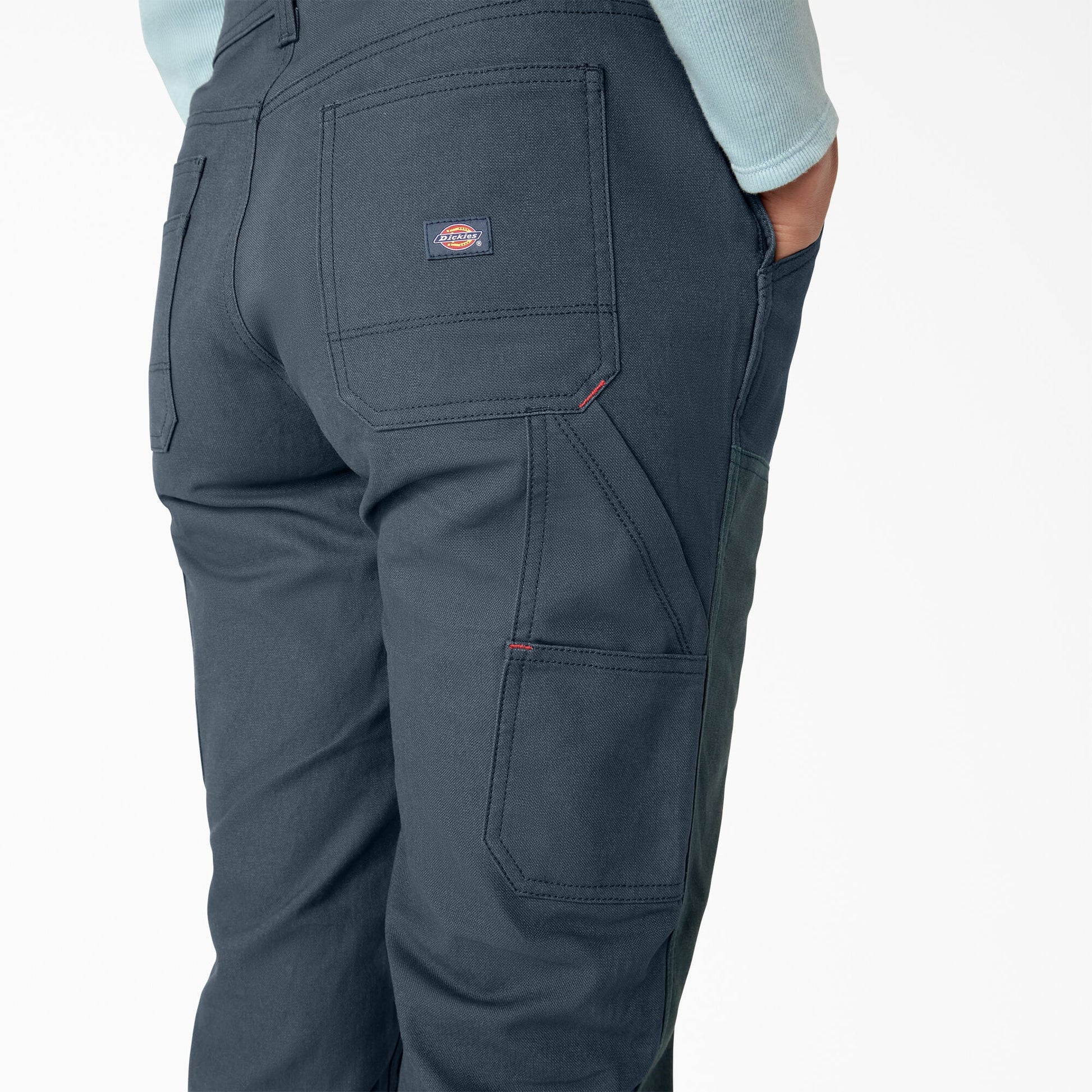 Dickies Women's Relaxed Fit Waxed Canvas Bib Overalls