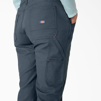 Dickies Women's Relaxed Fit Waxed Canvas Bib Overalls